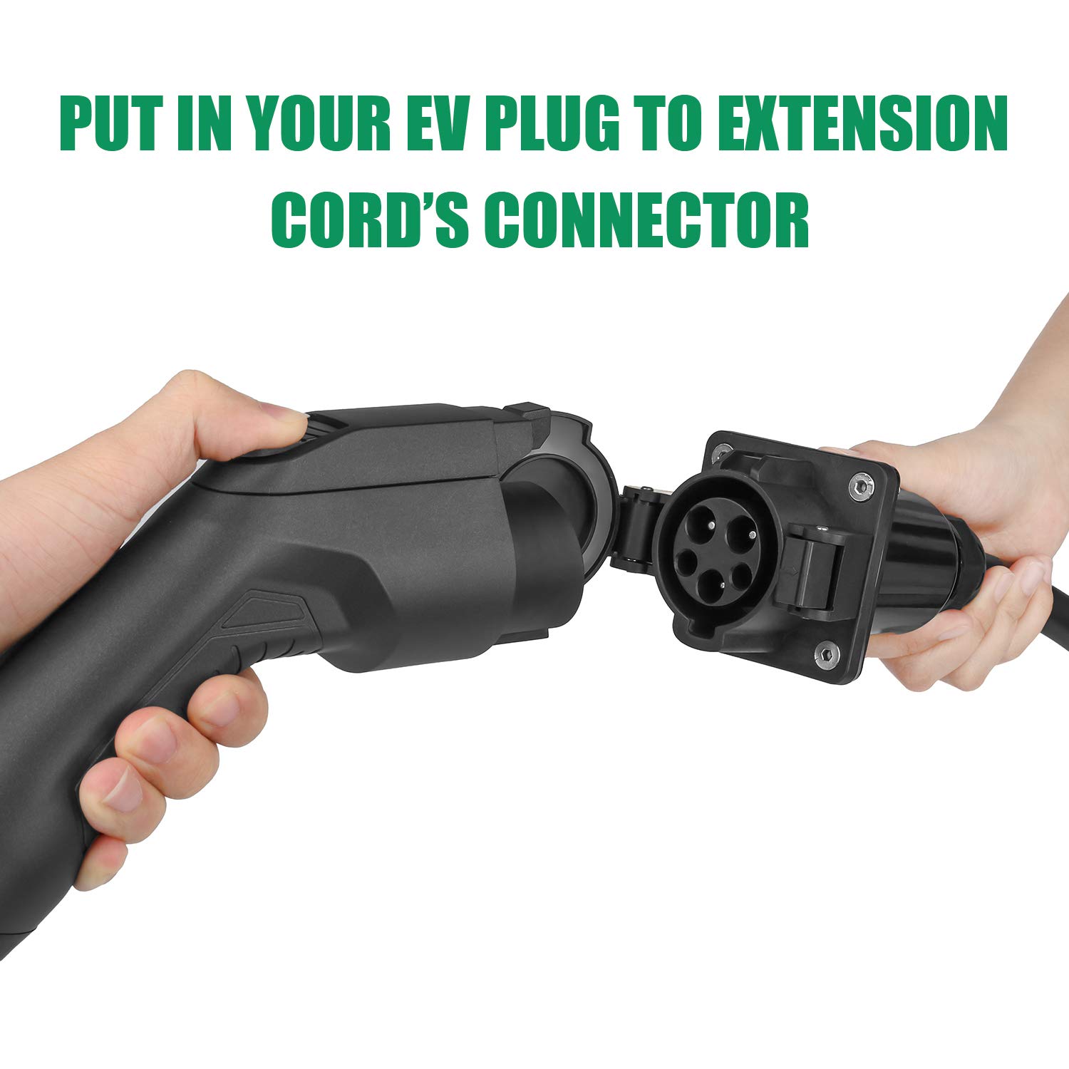 Amazon.co.jp: 40A 20フィート EV充電器延長コード J1772 電気自動車